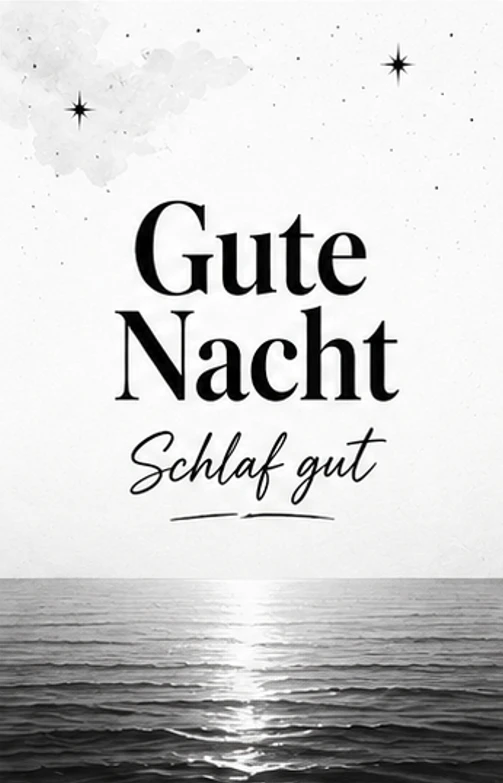 Bilder Gute Nacht Schlaf Gut am Ozean