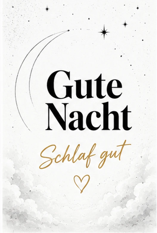 Bilder Gute Nacht Schlaf Gut über den Wolken