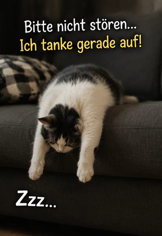 Bitte nicht stören Ich tanke gerade auf Vorlagen Neu
