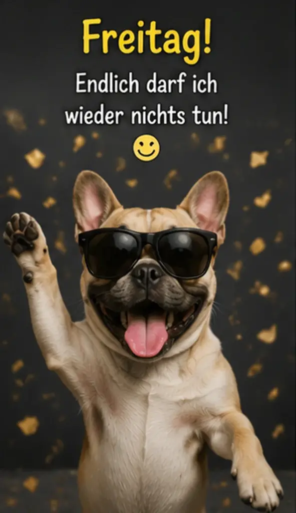 Freitag Endlich darf ich wieder nichts tun Motive Gratis