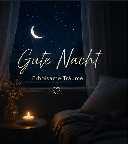Gute Nacht Bilder Modern Gemütliches Schlafzimmer mit Mondblick