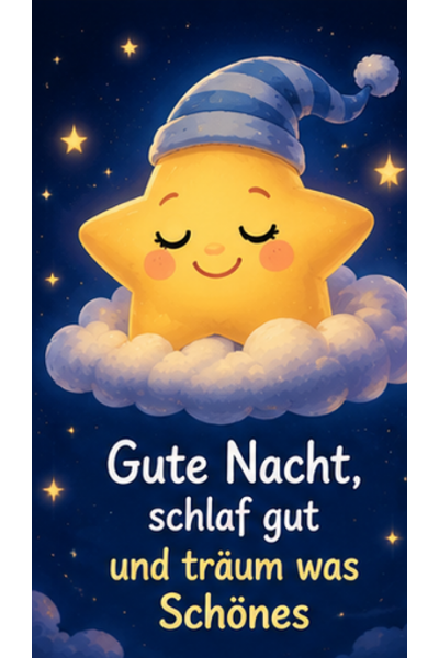 Gute Nacht Schlaf Gut Und Traeum Was Schoenes Stern