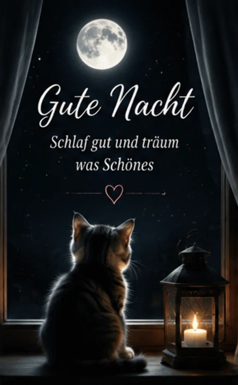 Gute Nacht Schlaf gut und träum was Schönes Sprüche Motive