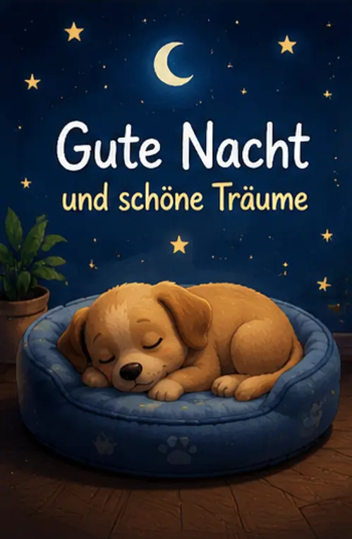Gute Nacht Und Schoene Traeume Bilder Kostenlos Hund