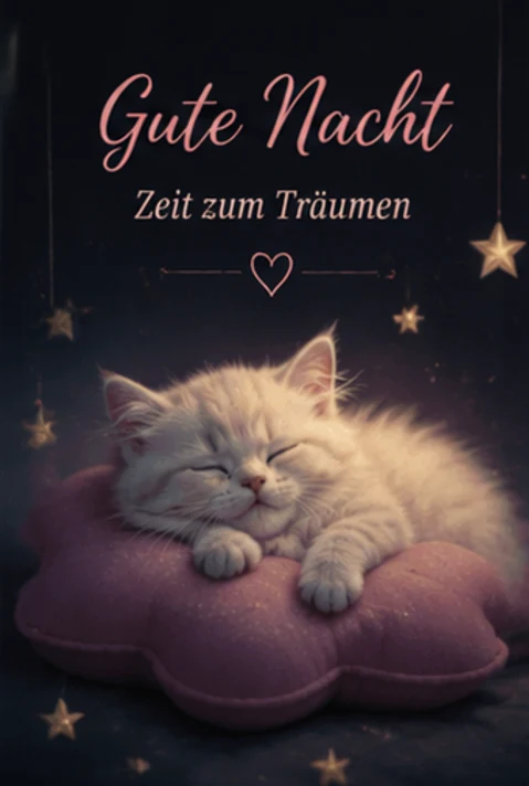 Gute Nacht Zeit zum Träumen Vorlagen Gratis