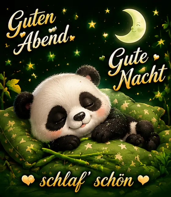 Guten Abend Gute Nacht Guten Abend Panda