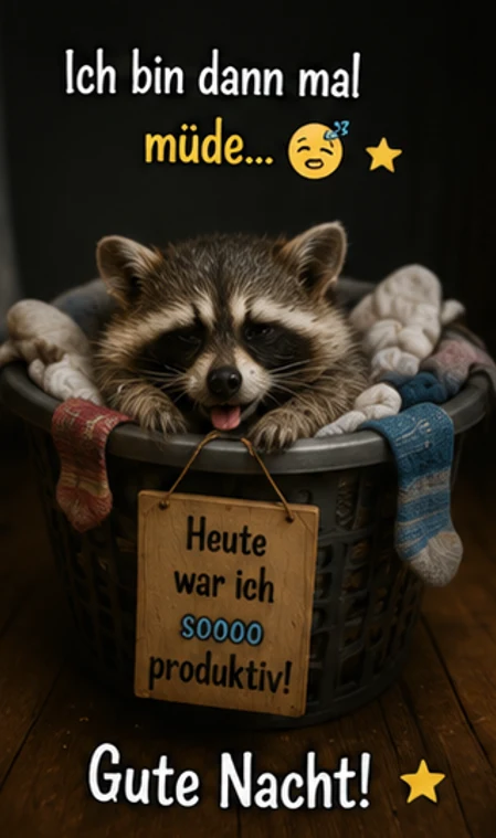 Ich esse jetzt und denke später nach Gute Nacht Bilder Neu