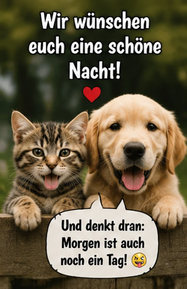 Wir wünschen euch eine schöne Nacht Gute Nacht Bilder Neu