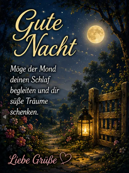 abend wunderschöne gute nacht bider