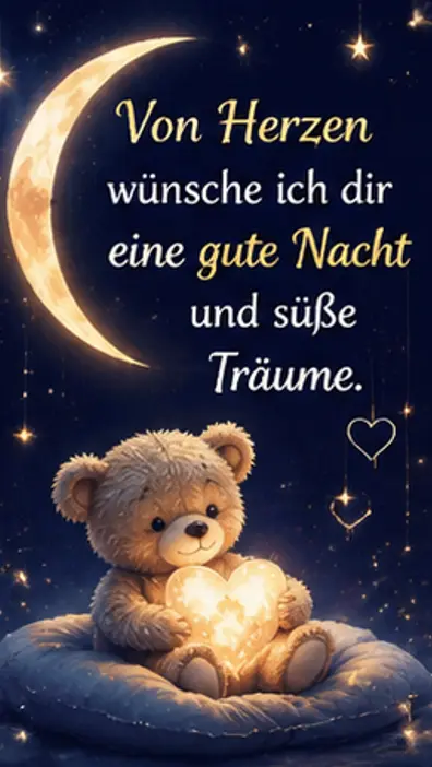 glitzer wunderschöne gute nacht bilder