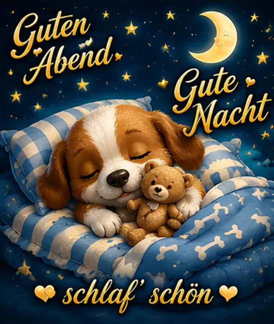 gute nacht guten abend grüße neu