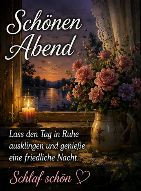 natur wunderschöne gute nacht