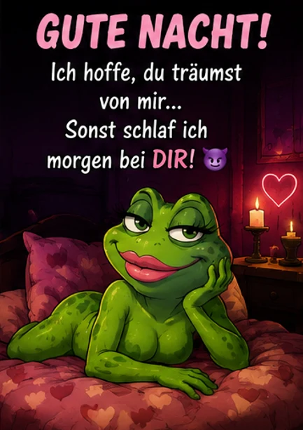 Gute Nacht Bilder lustig für WhatsApp