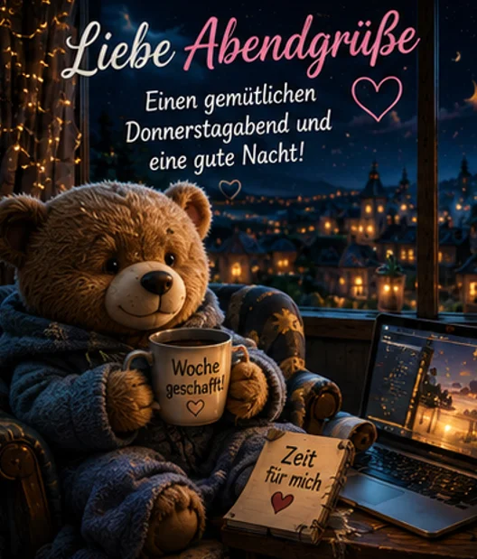 Gute Nacht Donnerstag Bilder gratis online