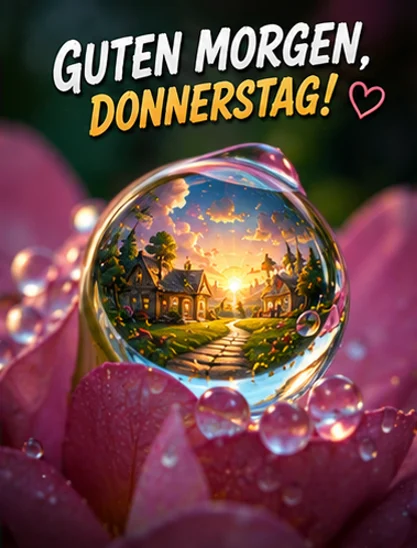 Guten Morgen Donnerstag Blumen Bilder gratis