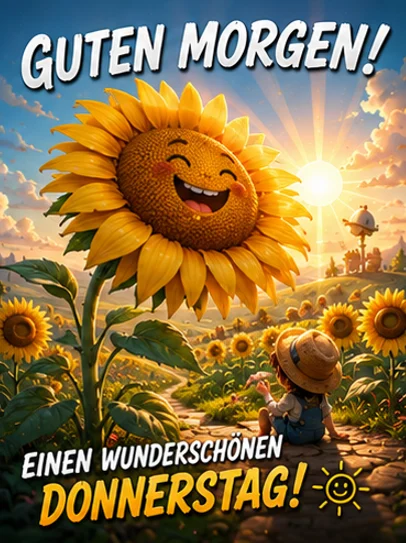 Guten Morgen Donnerstag Blumen gratis Bilder