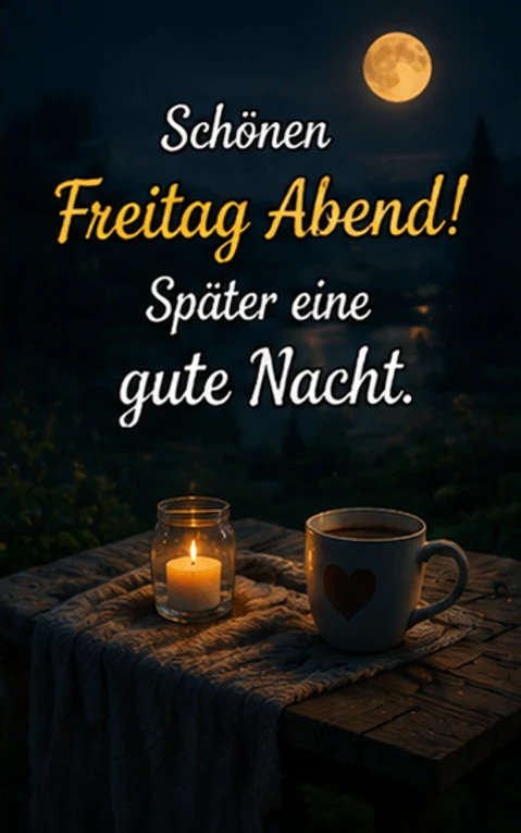 Hintergrundbilder zum Freitagabend mit Vollmond