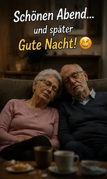 Schönen Abend und später Gute Nacht Grüße
