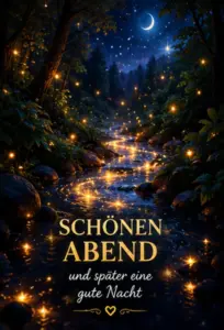 Schönen Mittwochabend und später eine gute Nacht lustig