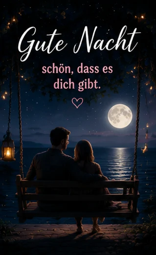 WhatsApp Gute Nacht Bilder für den Schatz