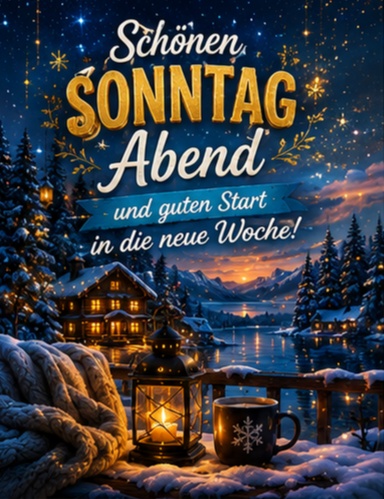 Schönen Sonntag Abend und guten Start...